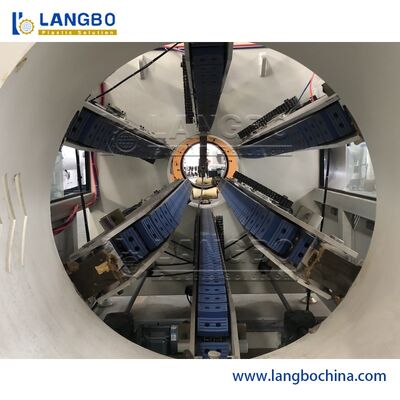 CE ISO ماشین اکستروزن لوله های PVC 80/156 اکستروزر دو پیچ مخروطی