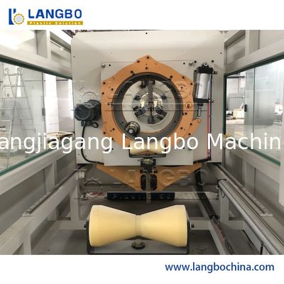 150 کیلوگرم / ظرفیت اکستروژن لوله پی وی سی با ظرفیت بالا با سیستم برش بدون گرد و غبار / تراشه