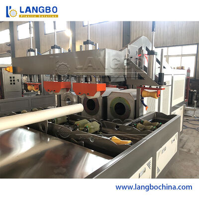 ماشین اکستروژن لوله الکتریکی پی وی سی / لوله ماشین بلینگ با دستگاه تغذیه اسپیرال DTC