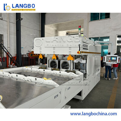 ماشین اکستروژن لوله الکتریکی پی وی سی / لوله ماشین بلینگ با دستگاه تغذیه اسپیرال DTC