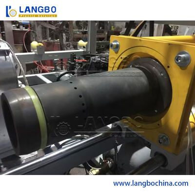 ماشین کوچک لوله های PVC برای 16-50mm با کنترل صفحه لمسی و یک پیچ اکسترودر