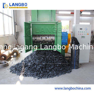 Single Shaft Shredder Plastic Recycling Machine