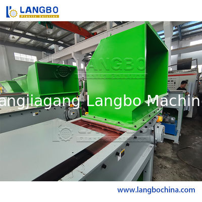 ماشین شکن پلاستیکی افقی قدرتمند برای لوله های لوله های لوله های لوله های لوله های لوله های پالت پالتو های پالتو PVC PC EVA ABS مواد روزانه خرد کردن خرد کردن