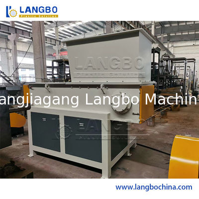 لوله های پلاستیکی HDPE، تکه های PVC، پاکسازی، صفحه، ماشین خردکننده پالت چوب