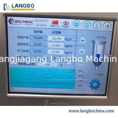 16-630 میلی متر PVC CPVC UPVC / HDPE / LDPE / PE PP PPR لوله / شیلنگ اکسترودر دو و تک پیچ / دستگاه ساخت پلاستیک اکستروژن برای تامین آب / گاز