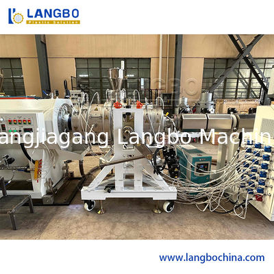 خط تولید پی ای لوله اکستروژن Co اکستروژن ماشین اکستروژن پلاستیکی