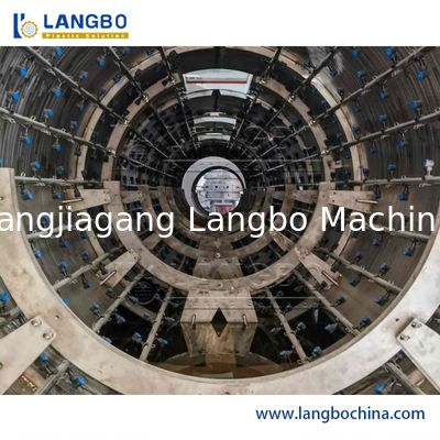 خط اکستروژن لوله پلی اتیلن پلی اتیلن پلاستیک با خروجی بالا