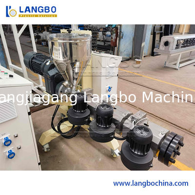 عمده فروشی پلاستیک PE HDPE PPR آب گاز نفت عرضه لوله لوله اکستروژن خط تولید یک پیچ اکستروژر ساخت ماشین