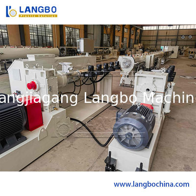 عمده فروشی پلاستیک PE HDPE PPR آب گاز نفت عرضه لوله لوله اکستروژن خط تولید یک پیچ اکستروژر ساخت ماشین