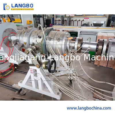 دستگاه تولید لوله پلاستیکی HDPE PE PPR PVC تک لایه یا چند لایه