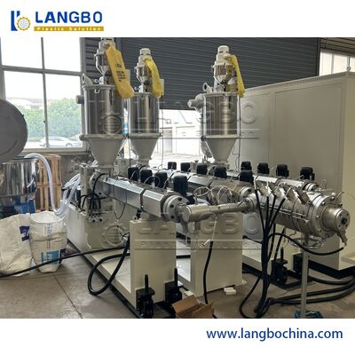 خط تولید لوله Pe Co Extrusion Ppr 350kgs / لوله چند لایه H