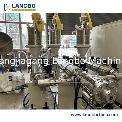 دستگاه تولید اکستروژن لوله، شیلنگ و مجرای پلاستیکی PVC، HDPE، PPR، زهکشی، آب، فاضلاب، برق، لوله، شیلنگ، لوله مخروطی، اکسترودر دو مارپیچ