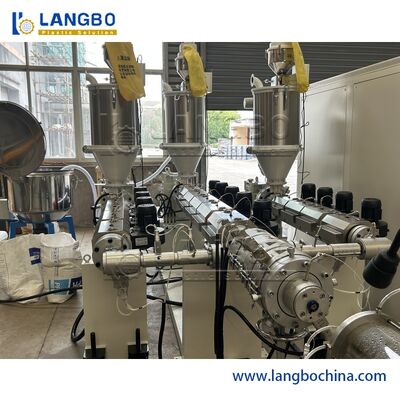 دستگاه ساخت پیپ اکستروژن 16-63 میلی متری خودکار صرفه جویی در انرژی