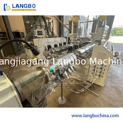 20mm 25mm 32mm 40mm 50mm 63mm 75mm 90mm 110mm PE/PP/PVC/PPR لوله خط اکستروژن پلاستیکی لوله اکستروژر ماشین ساخت