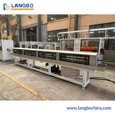 خط اکستروژن لوله PPR با قطر بزرگ با سرعت تولید 12m / min و کنترل PLC