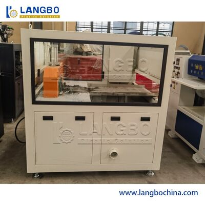 خط اکستروژن پروفیل PVC 300 میلیمتر با اکسترودر دوتایی مخروطی