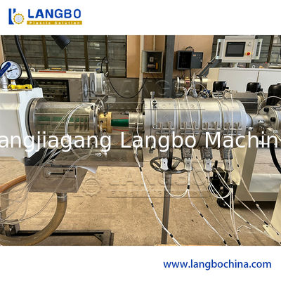 پلاستیک PPR لوله اکستروژن خط ABB اینورتر دو پیچ مختلف قطر