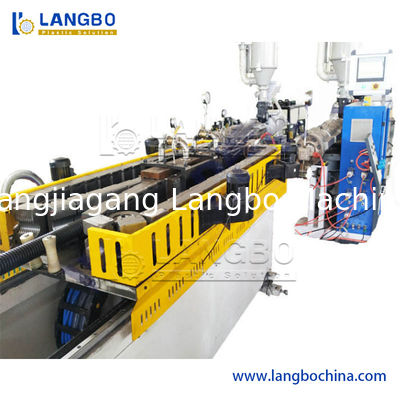 PP PE HDPE PVC PA Plastic Single Double Wall Corrugated Pipe Extrusion Production Line