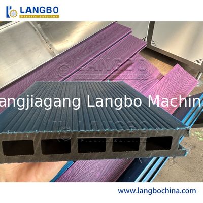 CE WPC Profile Extrusion Line 100 - 150KG / H ظرفیت تولید بالا