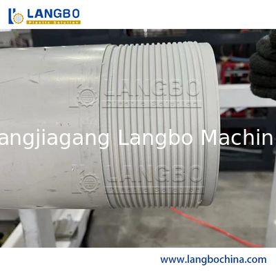 ماشین تراش CNC خودکار برای لوله های PVC 16-630mm با اکسترودر دو پیچ و کار کاملا خودکار