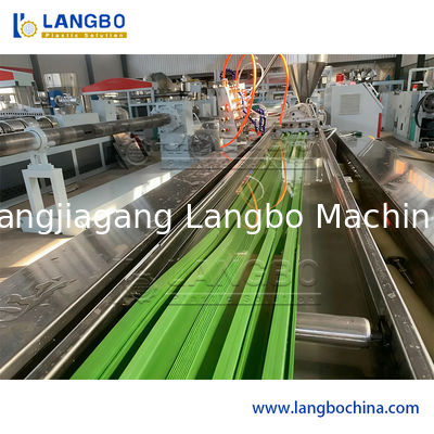Plastic Soft Sealing Waterstop Strip Window Door Frame Hollow Ceiling Extrusion Line PVC UPVC Profile Making Machine
