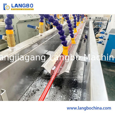 دستگاه لوله/شیلنگ تقویت شده با فیبر بافته شده PVC / دستگاه تولید لوله باغ PVC