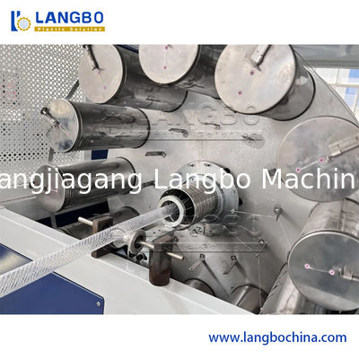 دستگاه تولید شلنگ آب PVC باغی، پلاستیک PVC، نرم، بافته شده، فیبر تقویت شده، لوله انعطاف پذیر، دستگاه اکستروژن