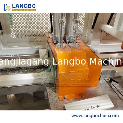 55/110 مخروط دو پیچ Extruder PVC پروفایل خط اکستروژن برای 1180mm کابل Trunking با 22KW قدرت موتور