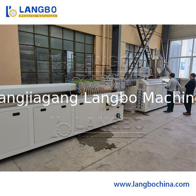 PVC PP PE ABS L شکل پروفایل پلاستیکی ساخت ماشین اکستروژن خط تولید با قالب های مختلف شکل