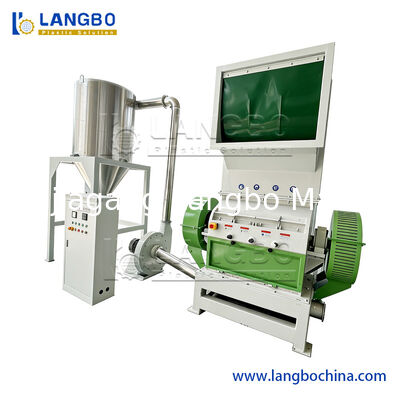 بشکه های PVC / لوله ها / پالت ها خرد کننده ماشین خرد کردن بطری های پلاستیکی