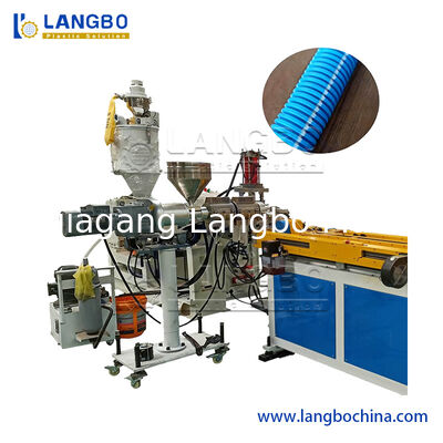 خط اکستروژن لوله موجدار تک جداره PE PP PA PVC EVA ماشین لباسشویی لوله تهویه مطبوع