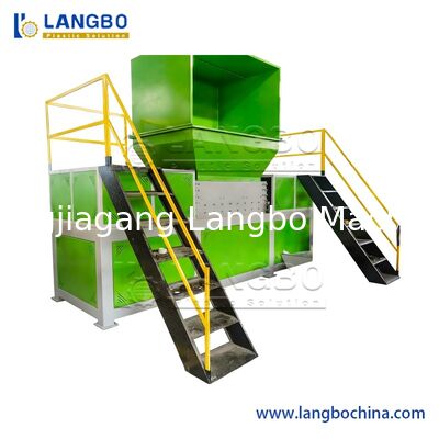 دستگاه خردکن صنعتی دو شفت برای بازیافت فلز/پلاستیک/لاستیک/چوب