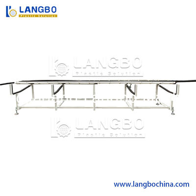 PE قطر بزرگ لوله دیواری حفره ای دوقلو تک پیچ Extruder Extrusion ماشین تولید خط تولید پلاستیک