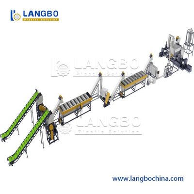 دستگاه پلت‌سازی بازیافت پلاستیک زباله خرد شده