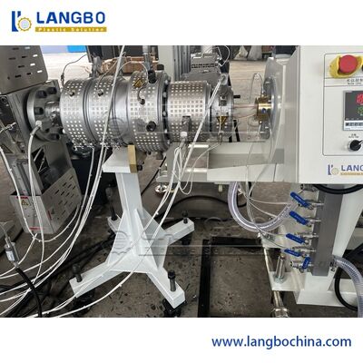 خط اکستروژن لوله PPR 3 لایه ای با ظرفیت 350 کیلوگرم در ساعت و کنترل PLC SIEMENS