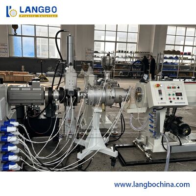 کنترل از راه دور PLC خط 3 لایه ساخت لوله پلی اتیلن PPR پلاستیکی