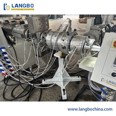 تولید لوله اکستروژن PPR خط 3 لایه PPR Glassfiber Pipe 20-63mm کم صدا