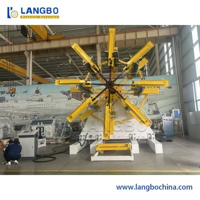 سیستم پیشرفته کویلینگ شیلنگ PE 0.1-10 متر بر دقیقه سرعت کویلینگ دستگاه سیم‌پیچ لوله HDPE برای لوله‌های فرآوری شده