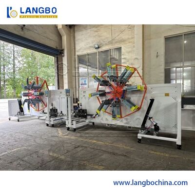 سیستم پیشرفته کویلینگ شیلنگ PE 0.1-10 متر بر دقیقه سرعت کویلینگ دستگاه سیم‌پیچ لوله HDPE برای لوله‌های فرآوری شده