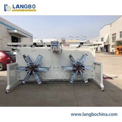 سیستم پیشرفته کویلینگ شیلنگ PE 0.1-10 متر بر دقیقه سرعت کویلینگ دستگاه سیم‌پیچ لوله HDPE برای لوله‌های فرآوری شده