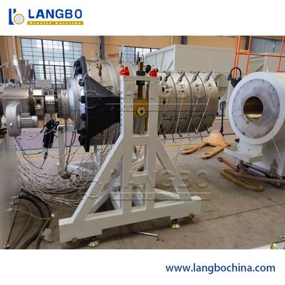 دستگاه اکسترودر لوله زهکشی آب PVC پلاستیکی، لوله های موجدار، دستگاه ساخت اکستروژن