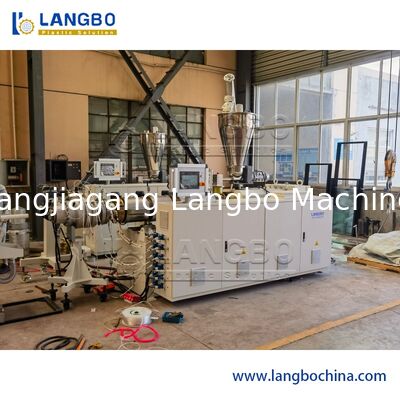 دستگاه اکسترودر تولید لوله زهکشی پی وی سی با کیفیت خوب 20-200 میلی متر