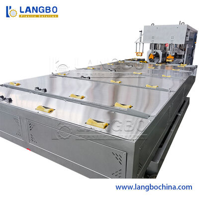 U R مستطیل مربع شکل اتوماتیک پلاستیکی UPVC PVC PP Pipe Belling Machine
