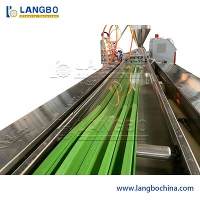 خط تولید اکستروژن پروفایل روکش آب پلاستیکی PVC/ماشین ساخت روکش آب PVC
