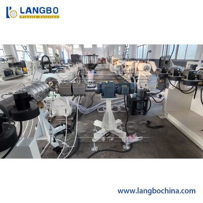 خط اکستروژن لوله PE دو لایه/تک لایه/چند لایه 75-315 میلی متر / دستگاه تولید لوله HDPE / خط تولید لوله پلاستیکی