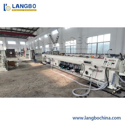 خط اکستروژن لوله PE دو لایه/تک لایه/چند لایه 75-315 میلی متر / دستگاه تولید لوله HDPE / خط تولید لوله پلاستیکی