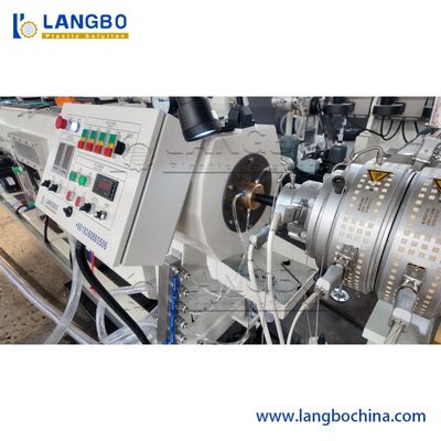 خط اکستروژن لوله PE دو لایه/تک لایه/چند لایه 75-315 میلی متر / دستگاه تولید لوله HDPE / خط تولید لوله پلاستیکی