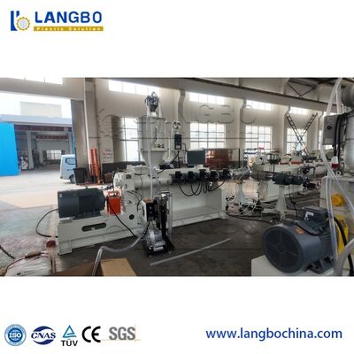 خط دستگاه اکسترودر لوله PPR، HDPE، UPVC تقویت شده 20-110 میلی‌متری، دستگاه اکسترودر پیچ لوله