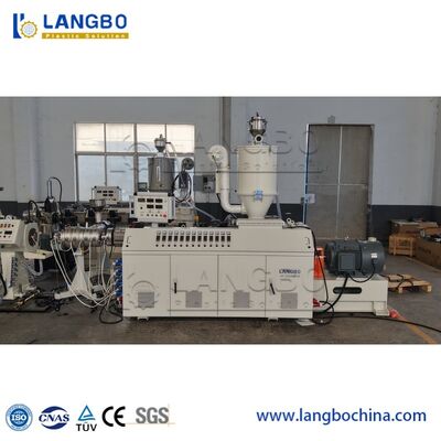 خط دستگاه اکسترودر لوله PPR، HDPE، UPVC تقویت شده 20-110 میلی‌متری، دستگاه اکسترودر پیچ لوله