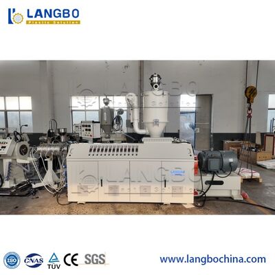 خط دستگاه اکسترودر لوله PPR، HDPE، UPVC تقویت شده 20-110 میلی‌متری، دستگاه اکسترودر پیچ لوله
